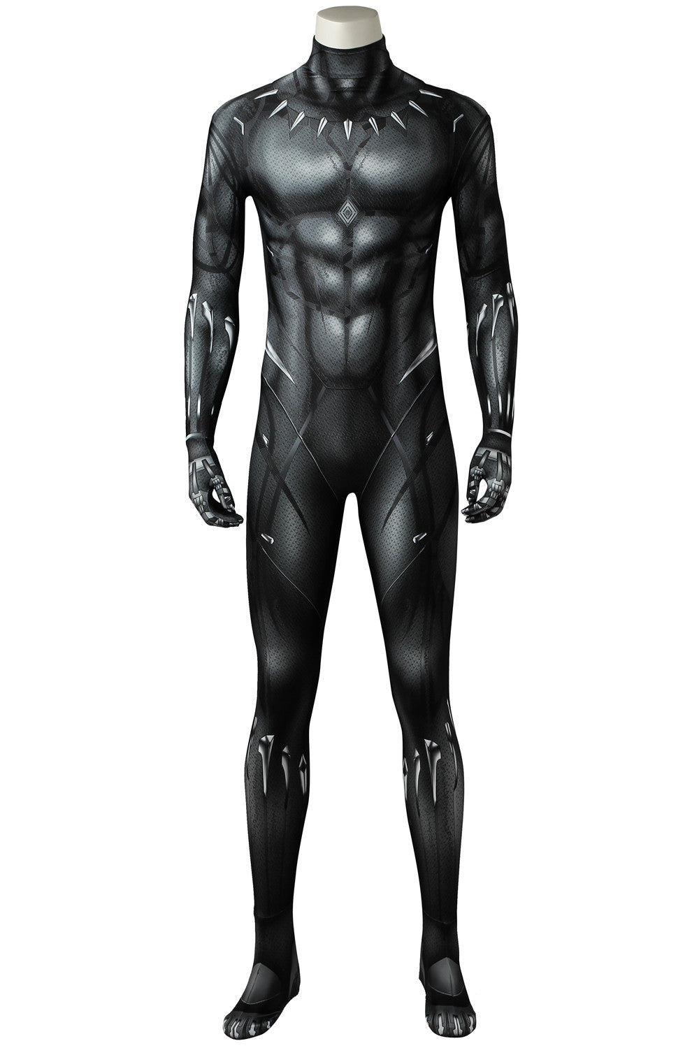 Black Panther T'Challa Jumpsuit Cosplay Costume for Halloween