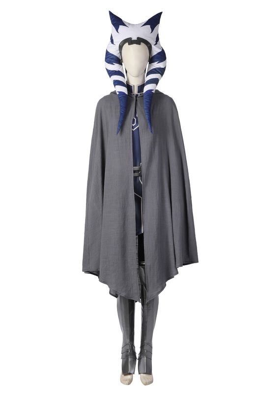 Star Wars: The Clone Wars Ahsoka Tano Cosplay Costume Outfit for Halloween