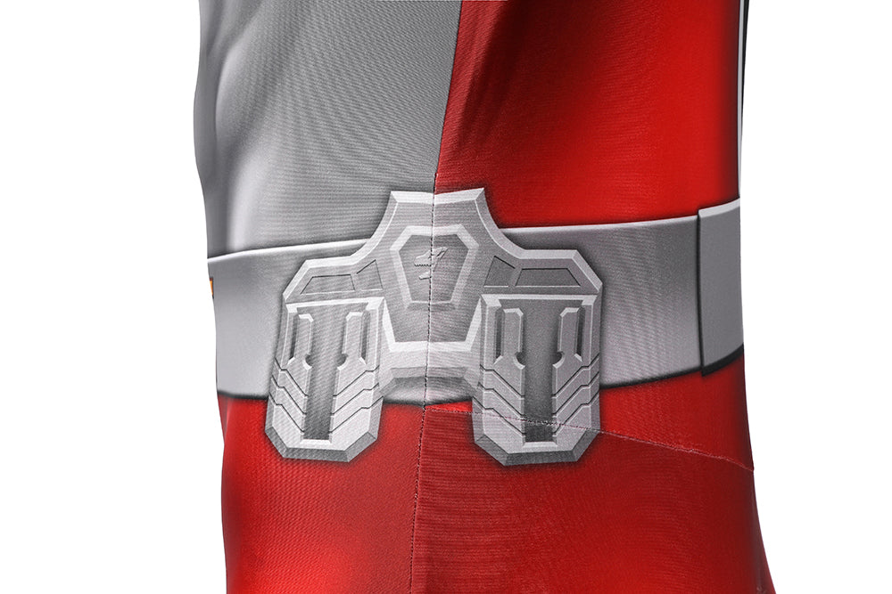 Kishiryu Sentai Ryusoulger Ryusoul Red Solider Jumpsuit Cosplay Costume for Halloween