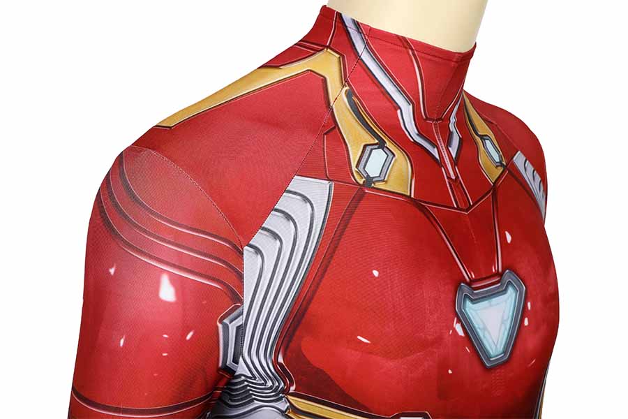 The Avengers Iron Man Tony Stark Jumpsuit Cosplay Costume for Halloween