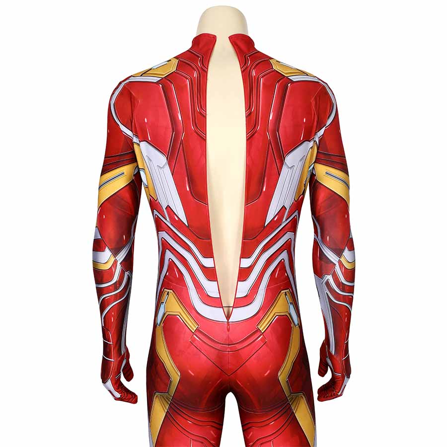 The Avengers Iron Man Tony Stark Jumpsuit Cosplay Costume for Halloween