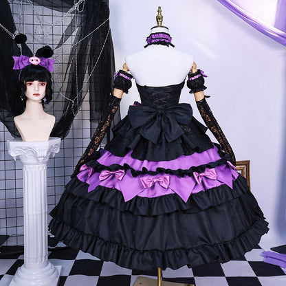 Identity V x Sanrio Mary Bloody Queen Cosplay Costume Full Set for Halloween