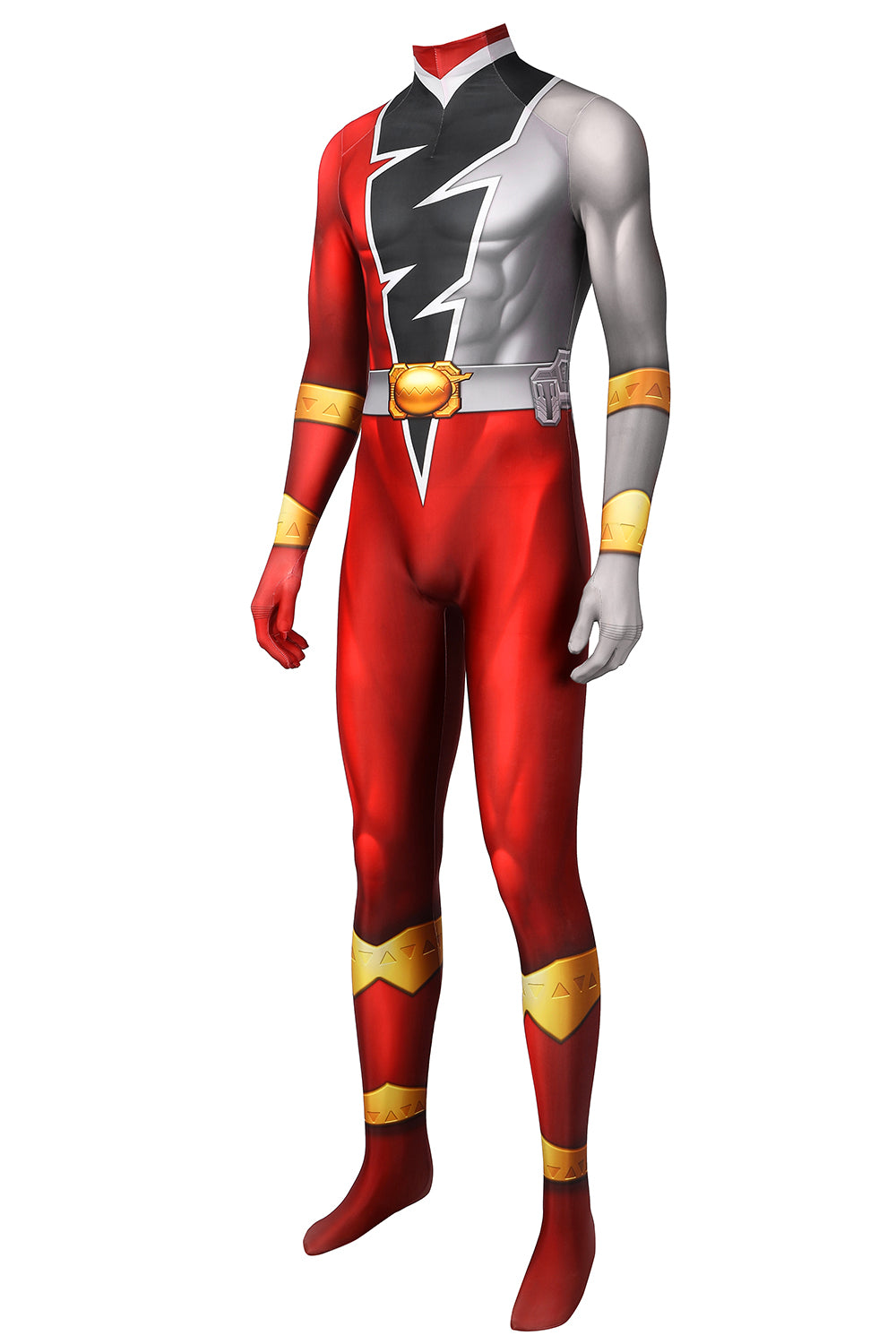 Kishiryu Sentai Ryusoulger Ryusoul Red Solider Jumpsuit Cosplay Costume for Halloween