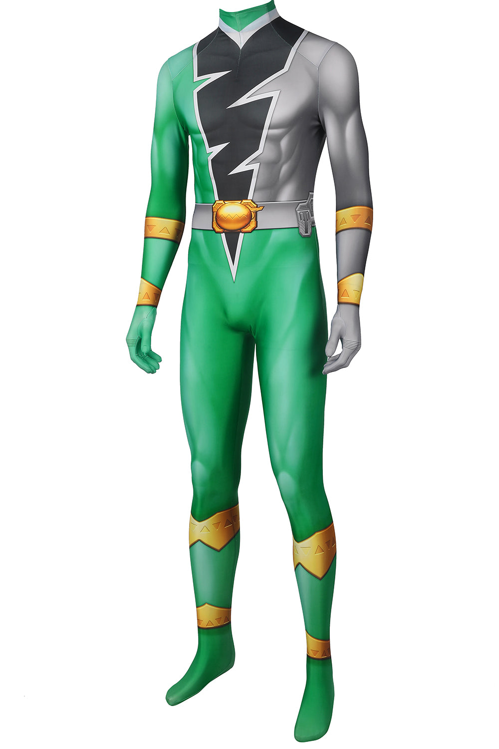 Kishiryu Sentai Ryusoulger Green Solider Towa Jumpsuit Cosplay Costume for Halloween