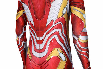 The Avengers Iron Man Tony Stark Jumpsuit Cosplay Costume for Halloween