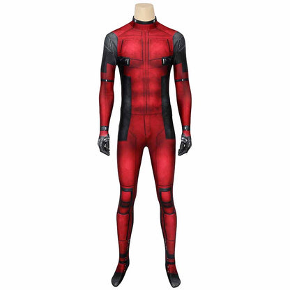 Deadpool Wade Wilson Jumpsuit Cosplay Costume for Halloween