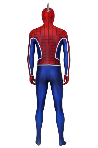 Spider-Man PS4 Spider-Punk Jumpsuit Cosplay Costume for Halloween