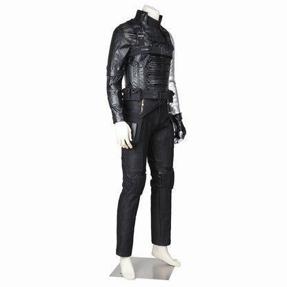 Captain America: The Winter Soldier Bucky Barnes Cosplay Costume Outfit for Halloween