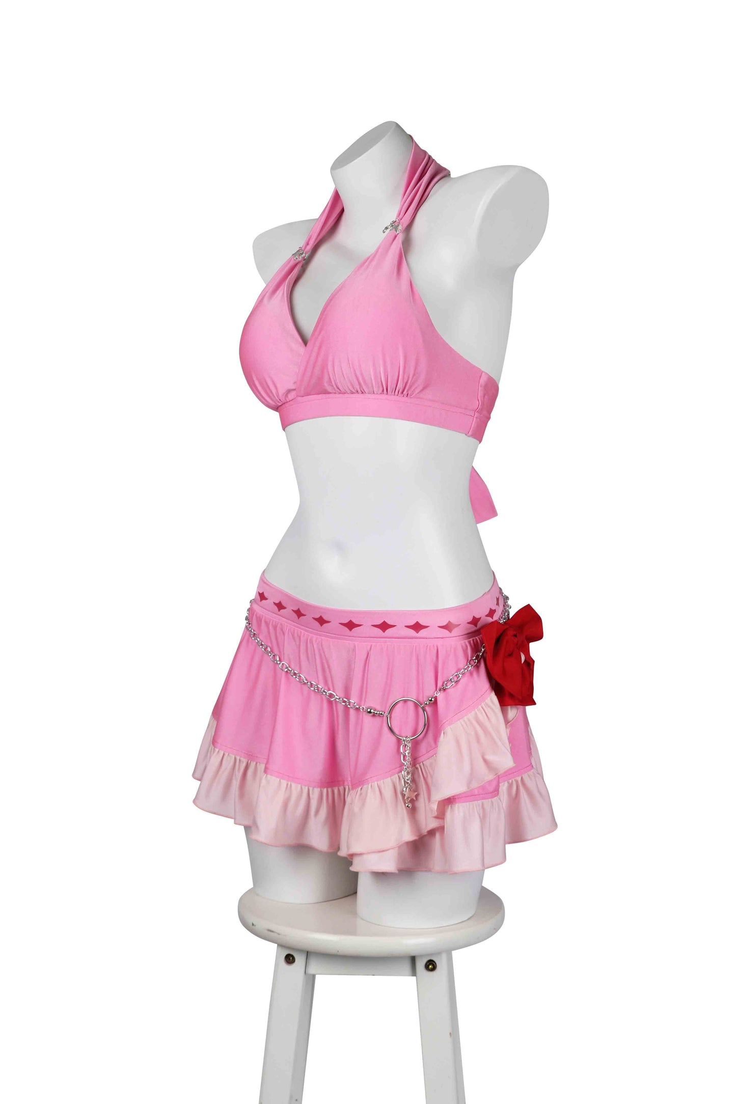 Final Fantasy VII Rebirth FF7 Aerith Gainsborough Swimsuit Cosplay Costume Outfit for Halloween