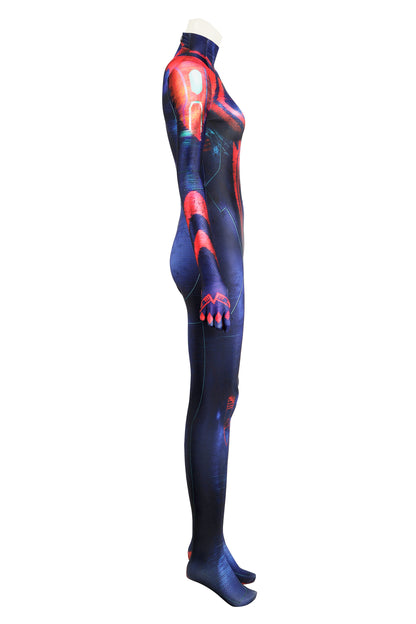 Spider-Man: Across the Spider-Verse 2099 Miguel O'Hara Jumpsuit Cosplay Costume for Halloween