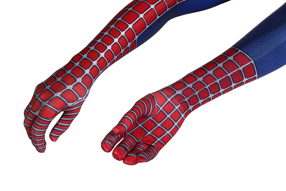 Spider-Man Tobey Maguire Jumpsuit Cosplay Costume for Halloween