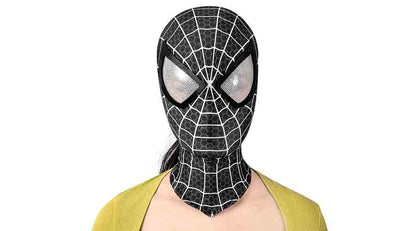 Spider-Man Girl Black Jumpsuit Cosplay Costume for Halloween