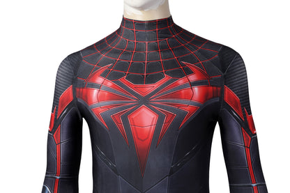 PS5 Spider-Man Miles Morales Advanced Tech Suit Cosplay Costume for Halloween