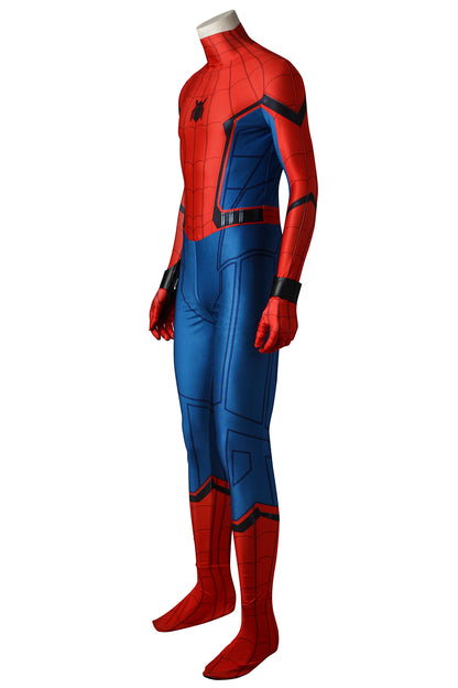 Spider-Man: Homecoming Peter Benjamin Parker Jumpsuit Cosplay Costume for Halloween