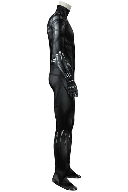 Black Panther T'Challa Jumpsuit Cosplay Costume for Halloween