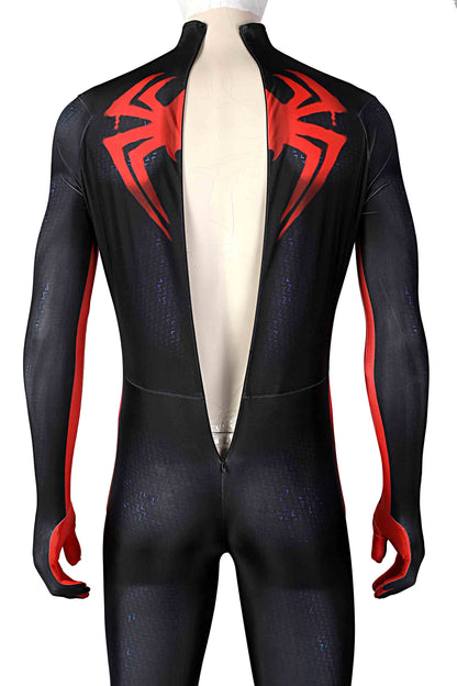 Spider-Man: Across the Spider-Verse Miles Morales Jumpsuit Cosplay Costume for Halloween