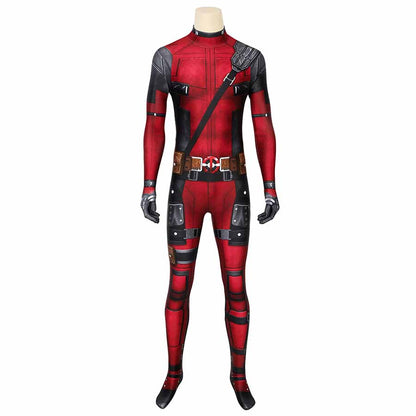 Deadpool Wade Wilson Jumpsuit Cosplay Costume for Halloween