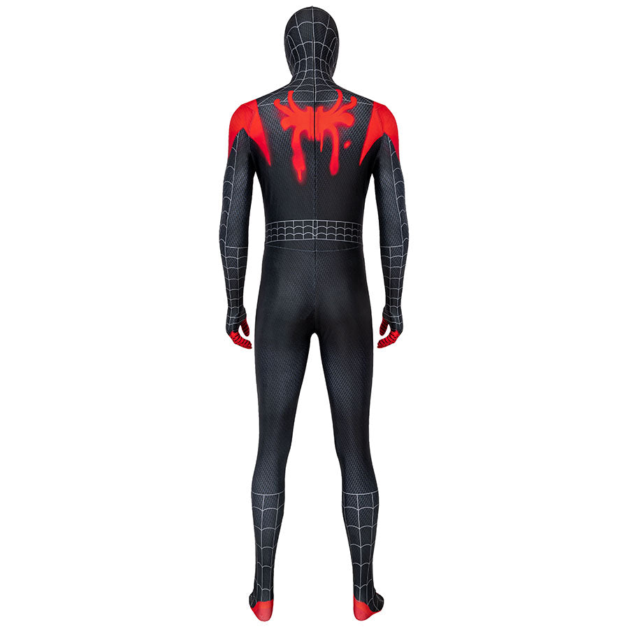 Spider-Man: Into the Spider-Verse Miles Morales Jumpsuit Cosplay Costume for Halloween