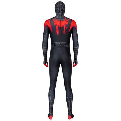 Spider-Man: Into the Spider-Verse Miles Morales Jumpsuit Cosplay Costume for Halloween