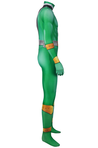 Kishiryu Sentai Ryusoulger Green Solider Towa Jumpsuit Cosplay Costume for Halloween