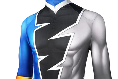 Kishiryu Sentai Ryusoulger Blue Solider Melto Jumpsuit Cosplay Costume for Halloween