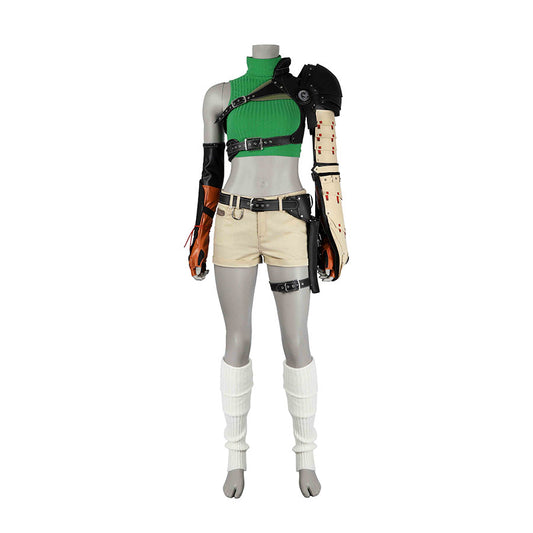 Final Fantasy VII Rebirth FF7R Yuffie Kisaragi Cosplay Costume Full Set for Halloween