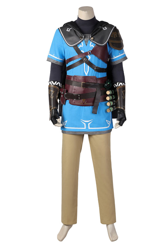 The Legend of Zelda: Tears of the Kingdom Link Cosplay Costume Suit for Halloween