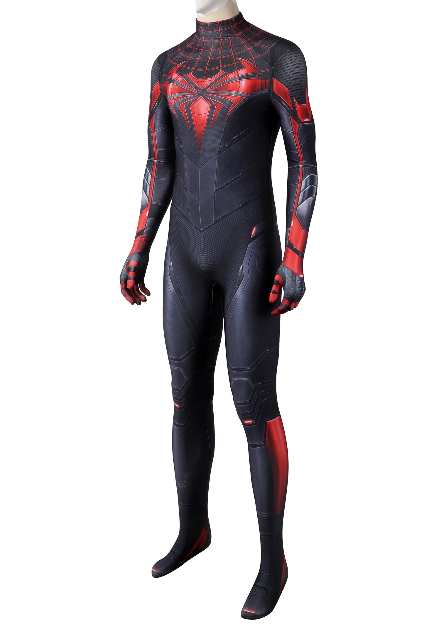 PS5 Spider-Man Miles Morales Advanced Tech Suit Cosplay Costume for Halloween