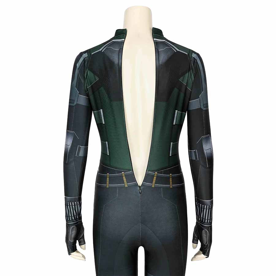 Avengers: Infinity War Black Widow Natasha Romanoff Jumpsuit Cosplay Costume for Halloween