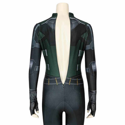 Avengers: Infinity War Black Widow Natasha Romanoff Jumpsuit Cosplay Costume for Halloween