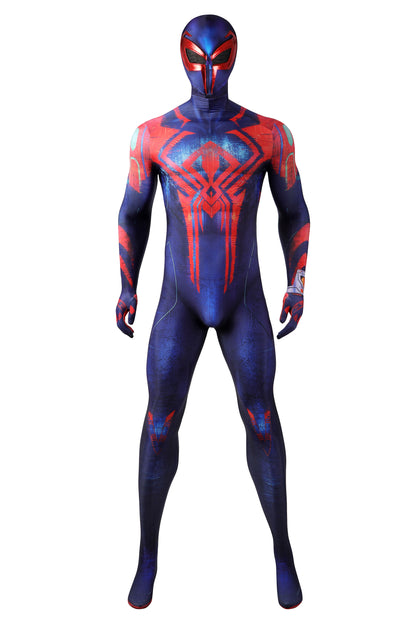 Spider-Man: Across the Spider-Verse Spiderman 2099 Miguel O'Hara Jumpsuit Cosplay Costume for Halloween