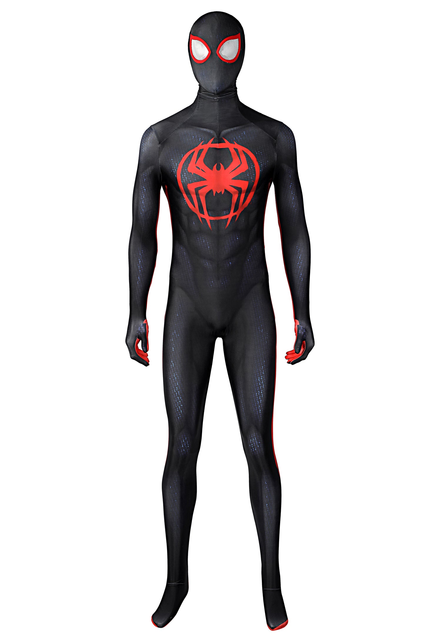 Spider-Man: Across the Spider-Verse Miles Morales Jumpsuit Cosplay Costume for Halloween