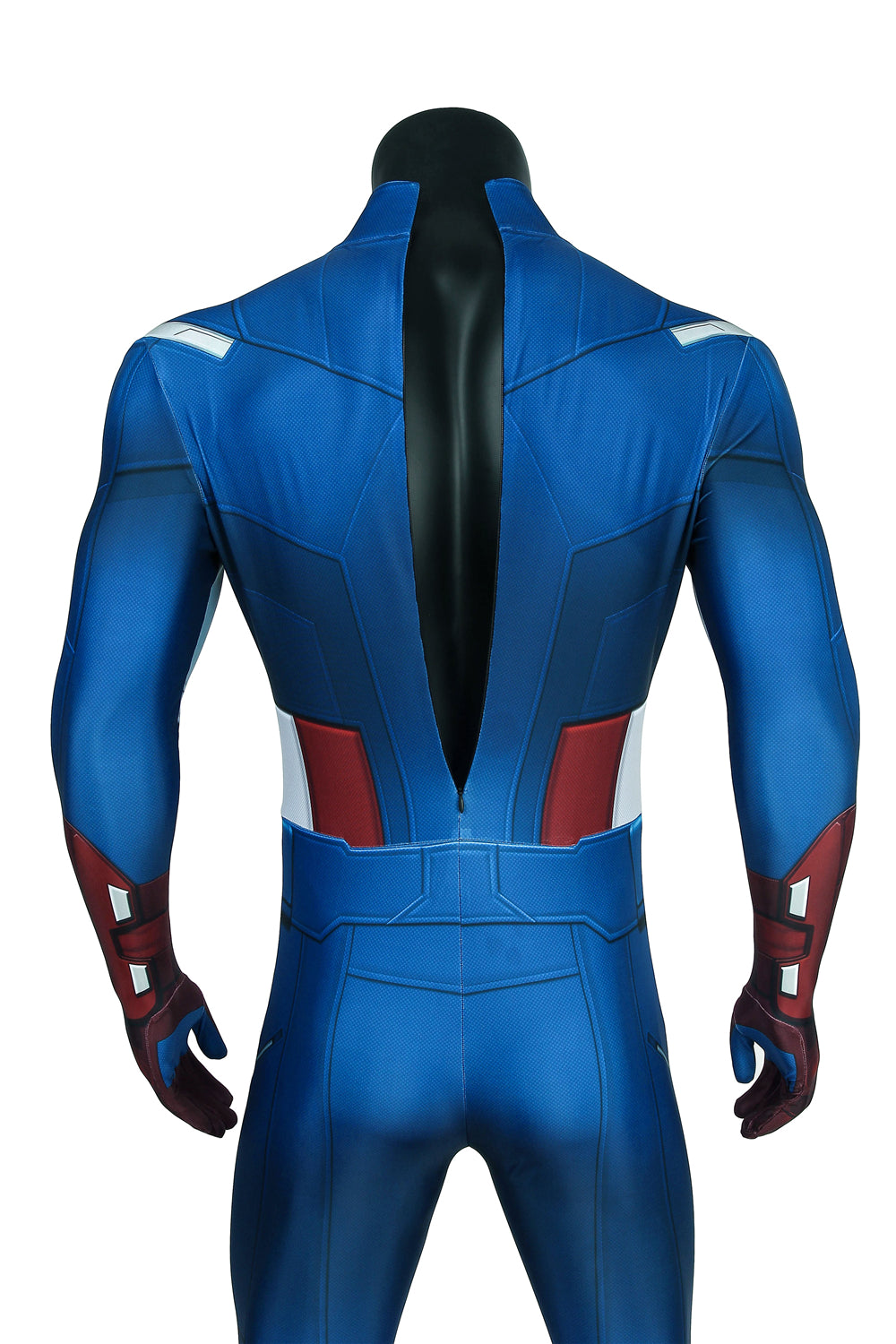 The Avengers 1 Captain America Steve Rogers Jumpsuit Cosplay Costume for Halloween