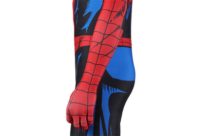 Spider-Man PS5 Vintage Comic Book Suit Jumpsuit Cosplay Costume for Halloween