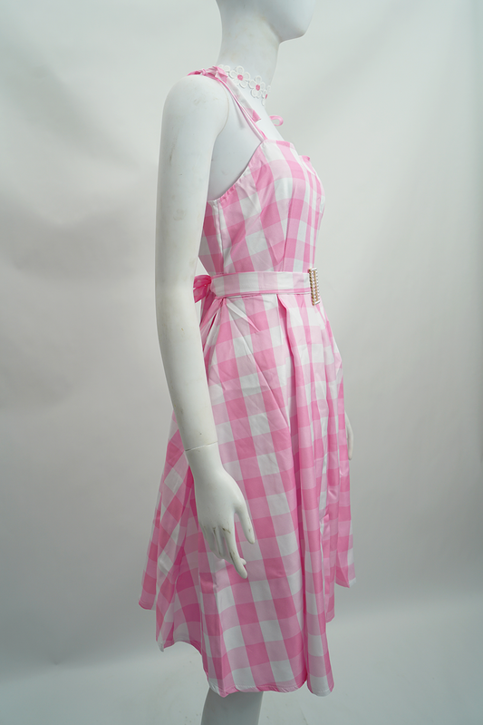 2023 Film Pink Dress Cosplay Costume