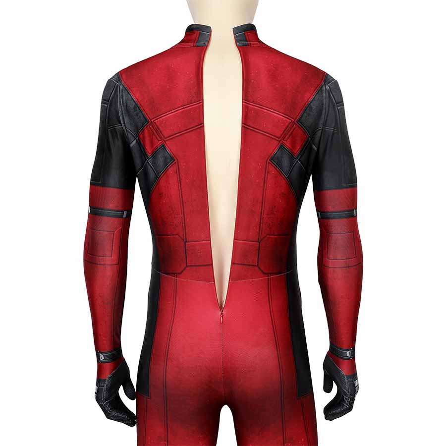 Deadpool Wade Wilson Jumpsuit Cosplay Costume for Halloween