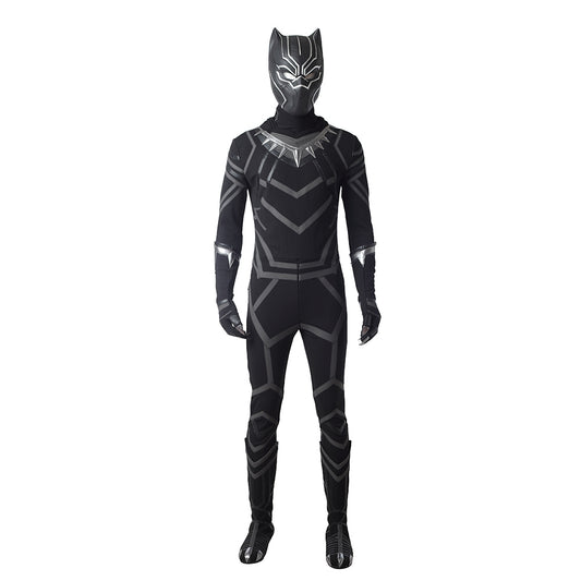 Black Panther T'Challa Cosplay Costume Outfit for Halloween