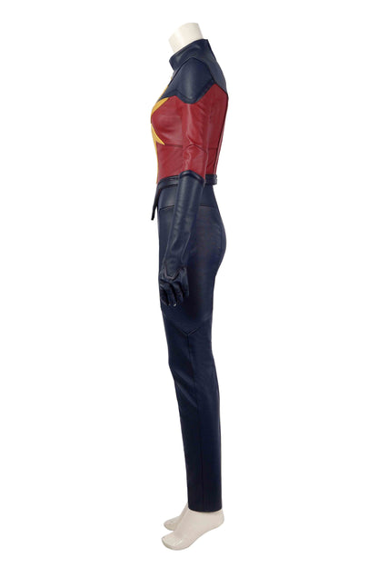 The Marvels Captain Marvel Carol Danvers Cosplay Costume Suit for Halloween