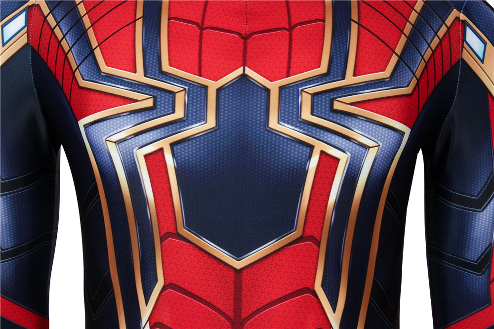 Avengers: Endgame Iron Spider-Man Jumpsuit Cosplay Costume for Halloween