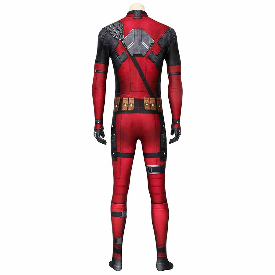 Deadpool Wade Wilson Jumpsuit Cosplay Costume for Halloween