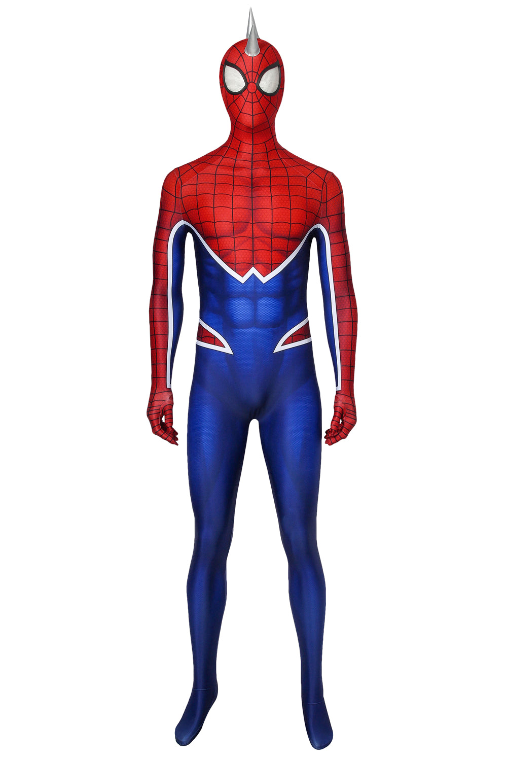 Spider-Man PS4 Spider-Punk Jumpsuit Cosplay Costume for Halloween