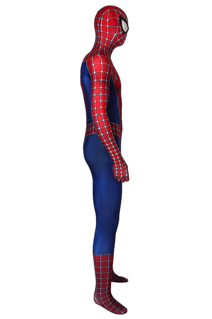 Spider-Man Tobey Maguire Jumpsuit Cosplay Costume for Halloween