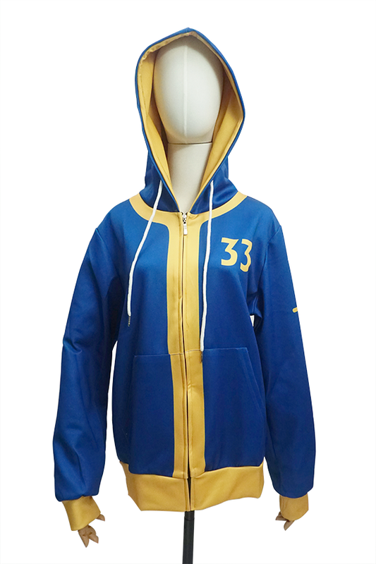 Vault 33 Zip Up Jacke Sweatshirt Cosplay Costume