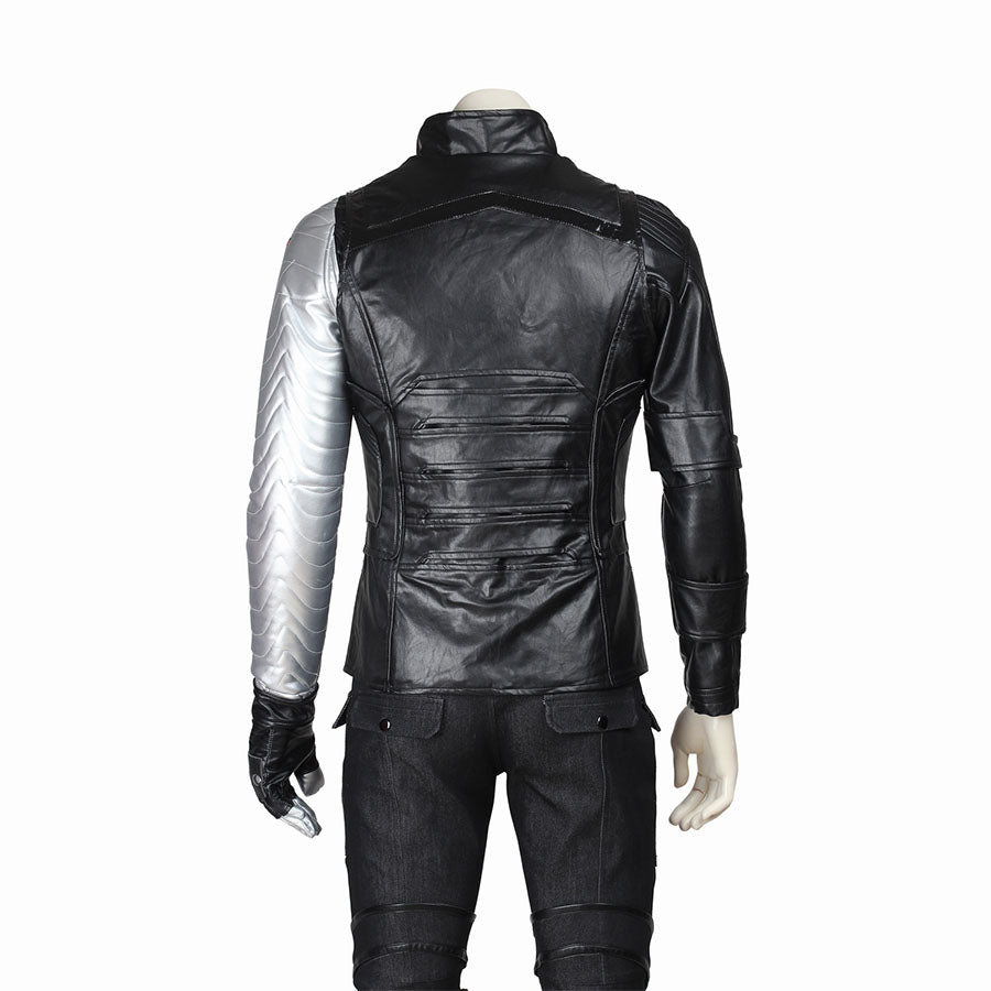 Captain America: The Winter Soldier Bucky Barnes Cosplay Costume Outfit for Halloween