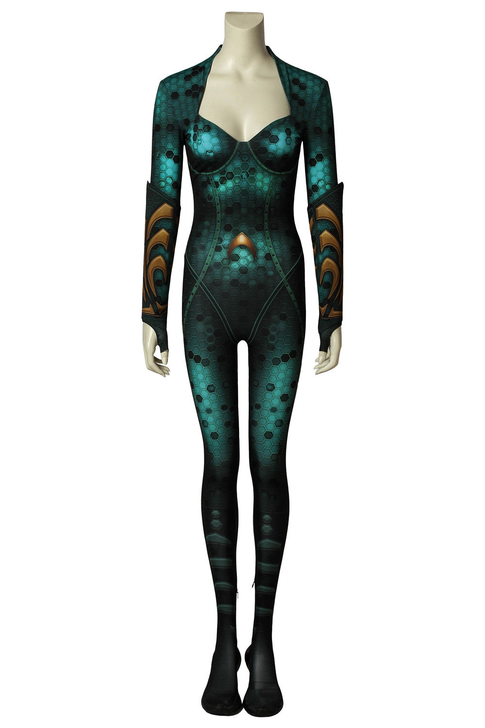 Aquaman Queen Mera Jumpsuit Cosplay Costume for Halloween