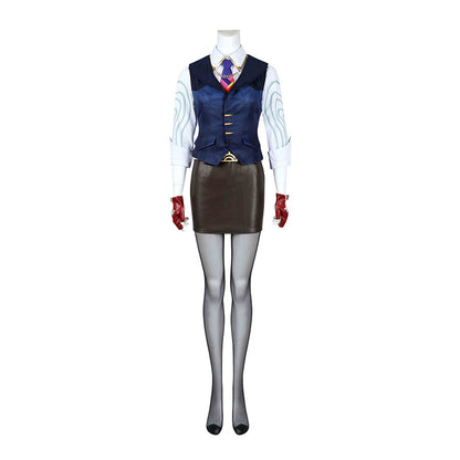 Valorant Chamber Female Cosplay Costume Outfit for Halloween