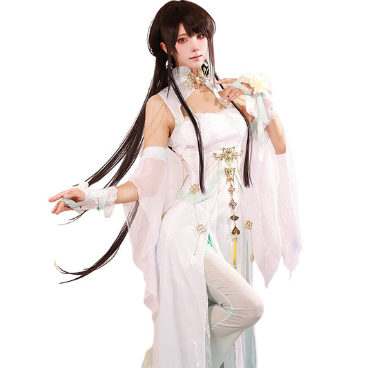 Treacherous Waters Online Su Wen Cosplay Costume Outfit for Halloween