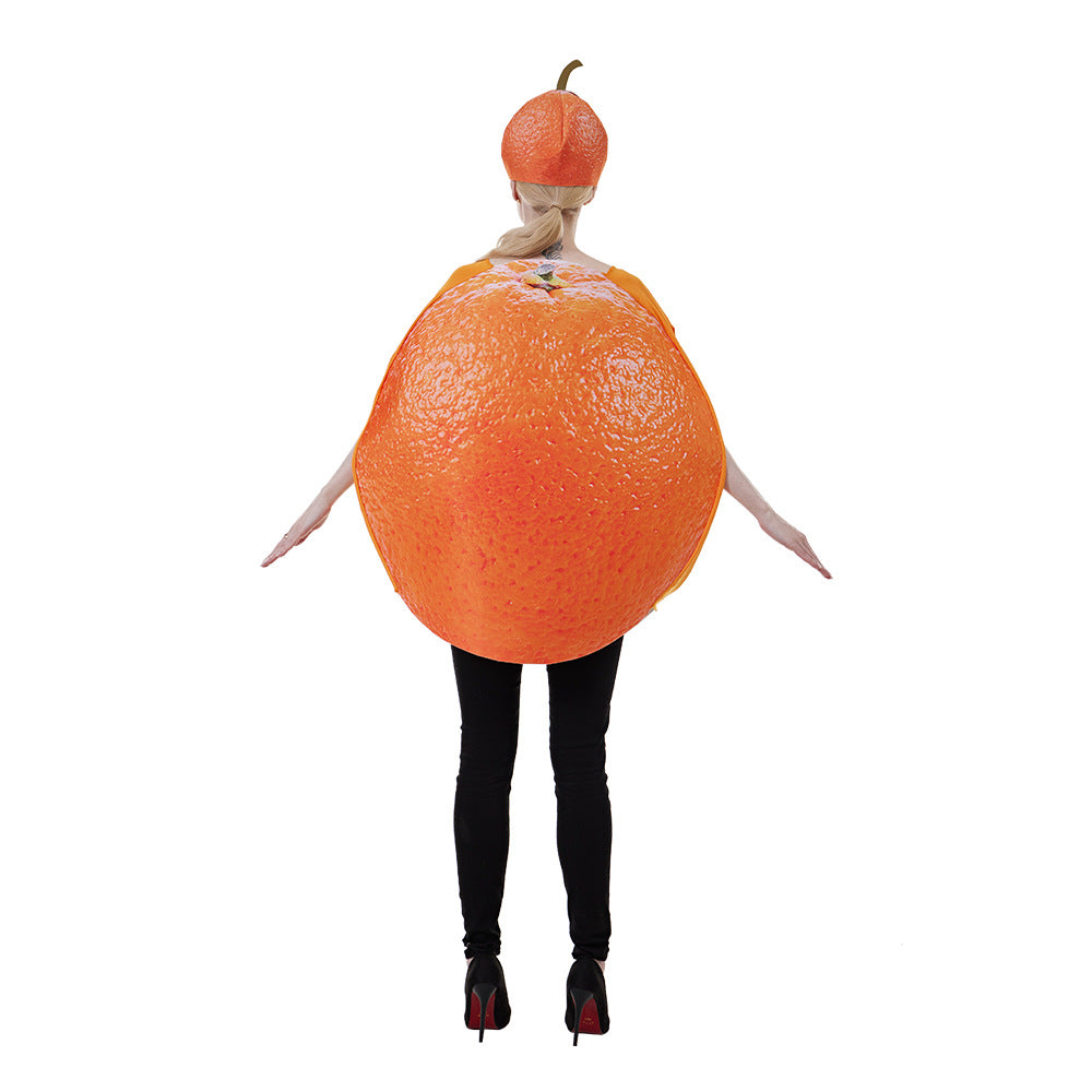 Funny Fruit Slice Costume Adult Orange Cosplay Costume for Halloween Bar Performances