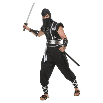 Star Slash Dragon Ninja Samurai Cosplay Costume Suit for Halloween Bar Performances