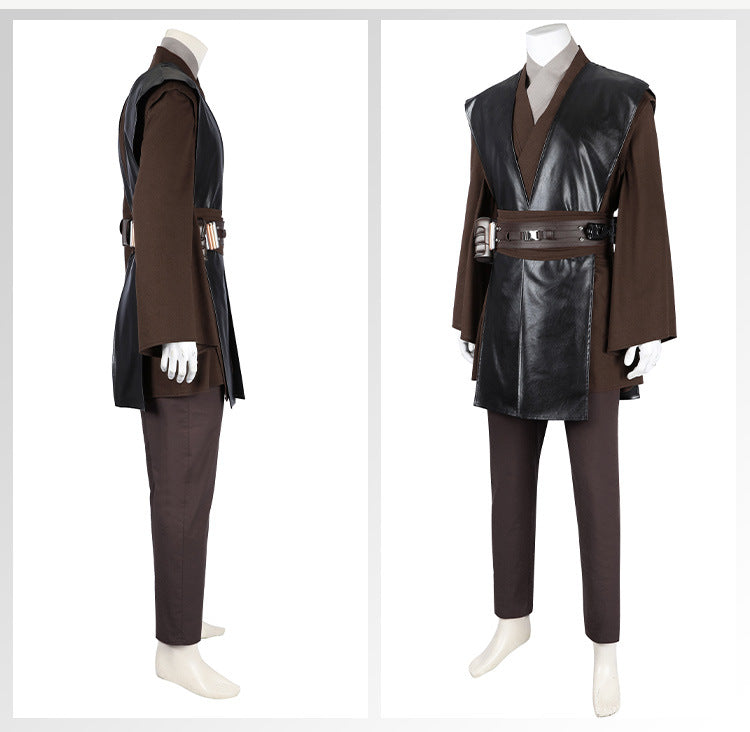 Star Wars: Episode II Attack of the Clones Anakin Skywalker Cosplay Costume Outfit for Halloween